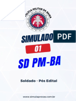 Simulado 01 Soldado PM BA Pos Edital 2022 5