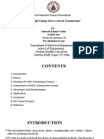 High Voltage Direct Current Transmission