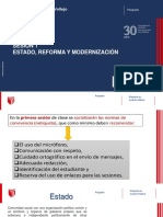 SESION 1 - Estado, Reforma y Modernización