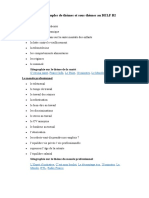 Exemples de Thèmes Et Sous-Thèmes Au DELF B2