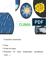 1 - Estado Tempo - Clima - Elementos - Fatores Climaticos