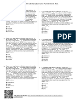 222 - Everyday Vocabulary Law and Punishment Test