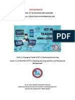 C06 M01 U01 L04 Benefitsof ICT4 TL&Edn Manging KJMJul 2022