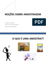 Noções de Amostragem Aula 3