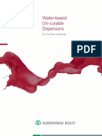 Water-Based UV Curable Dispersions