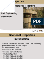 Sectional Properties Presentation