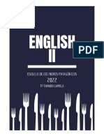 English II Booklet 2022 Segundo Cuatri PDF