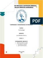 Informe 03 Sinergismo y Antagonismo de Farmacos