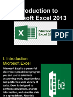 Week 9 (Introduction To Microsoft Excel)