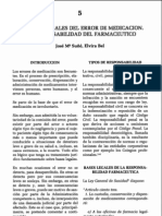 Aspectos Legales de Los Errores de Medicación. José María Suñé y E Lvira Bel