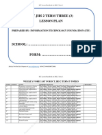 Ict Jhs 2 Term 3 Lesson Plan Draft 2018