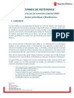 Termes de Référence: Fourniture D'accès de Connexion Internet VSAT Et Maintenance Périodique À Bassikounou 1. Contexte