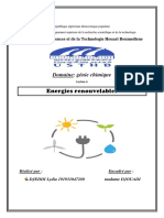 Énergie Renouvelable Exposé