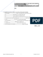 Sol3e Int Cumulative Test 1-9 Test B