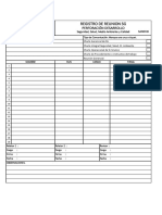 Planillas Equipo Perforacion Desarrollo PDF