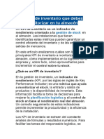 10 KPI de Inventario Que Debes Monitorizar en Tu A