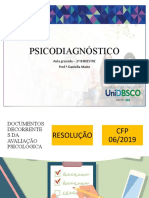 Psicodiagnóstico 2. BIM - Aula Gravada Documentos 21.04.2023