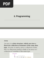 Array and Database Structure