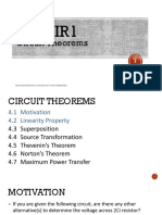 CIRCUIT1 Lec04 Circuit Theorems