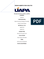 Derecho Procesal Civil II Tarea 6