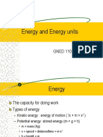 GNED - Fall - 2017 - Energy and Energy Units