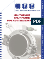 Lightweight Split-Frame Pipe Cutting Machines