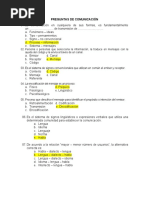 Preguntas de Comunicación - Segundoe Examen