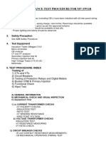 Sat Procedure For MV SWGR Panels PDF