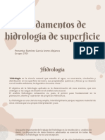 Fundamentos de La Hidrologia de Superficie