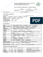 HRC - Clínica I - Protocolo de Avaliação Nutricional Adulto e Idoso