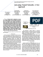 Sentiment Analysis Using Neural Networks A New Approach