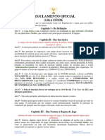 Regulamento para Campeonato (LIGA FÉNIX) PDF