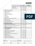 Checklist201 - Preliminaries