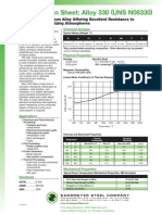 Alloy 330 Spec Sheet