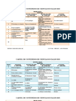 Cartel de Contenidos de Ciencias Sociales 2023