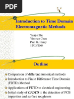 Introduction To Time Domain Electromagnetic Methods: Yanjie Zhu Yinchao Chen Paul G. Huray 12/03/2004