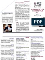 Brochure Taller Entrevista Por Competencias