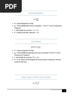 Formulas Magnetismo