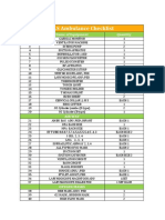 ALS Ambulance Checklist