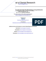 Journal of Dental Research: Unilateral Posterior Crossbite Is Not Associated With TMJ Clicking in Young Adolescents