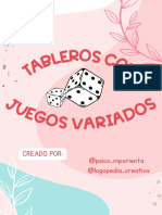 Tableros Juegos Variados