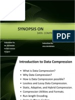 Synopsis On: Data Compression