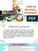 Taller de Literatura - Presentación Del Curso