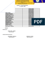 Grade 10 - Dove Masterlist