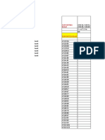 Table For Value Entry - Old