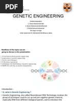 Genetic Engineering Presentation 1