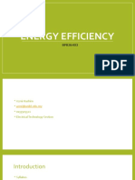 ENERGY EFFICIENCY Introduction