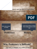 Ealry Human History and Agriculture