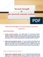 Flexure and Shear Strength of Pre Stressed Concrete Sections