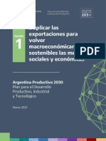 Duplicar Las Exportaciones para Hacer Sostenibles Las Mejoras Sociales y Económicas